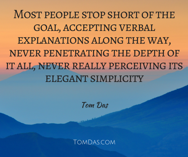 Most people stop short of the goal