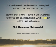 ramana practice firm abidance in self-awareness